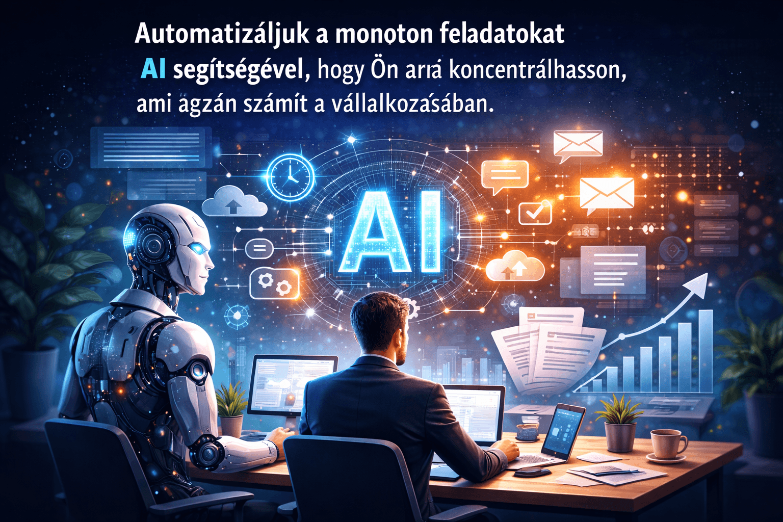 Több idő a fontos feladatokra: így segíthet az AI a céges működésben