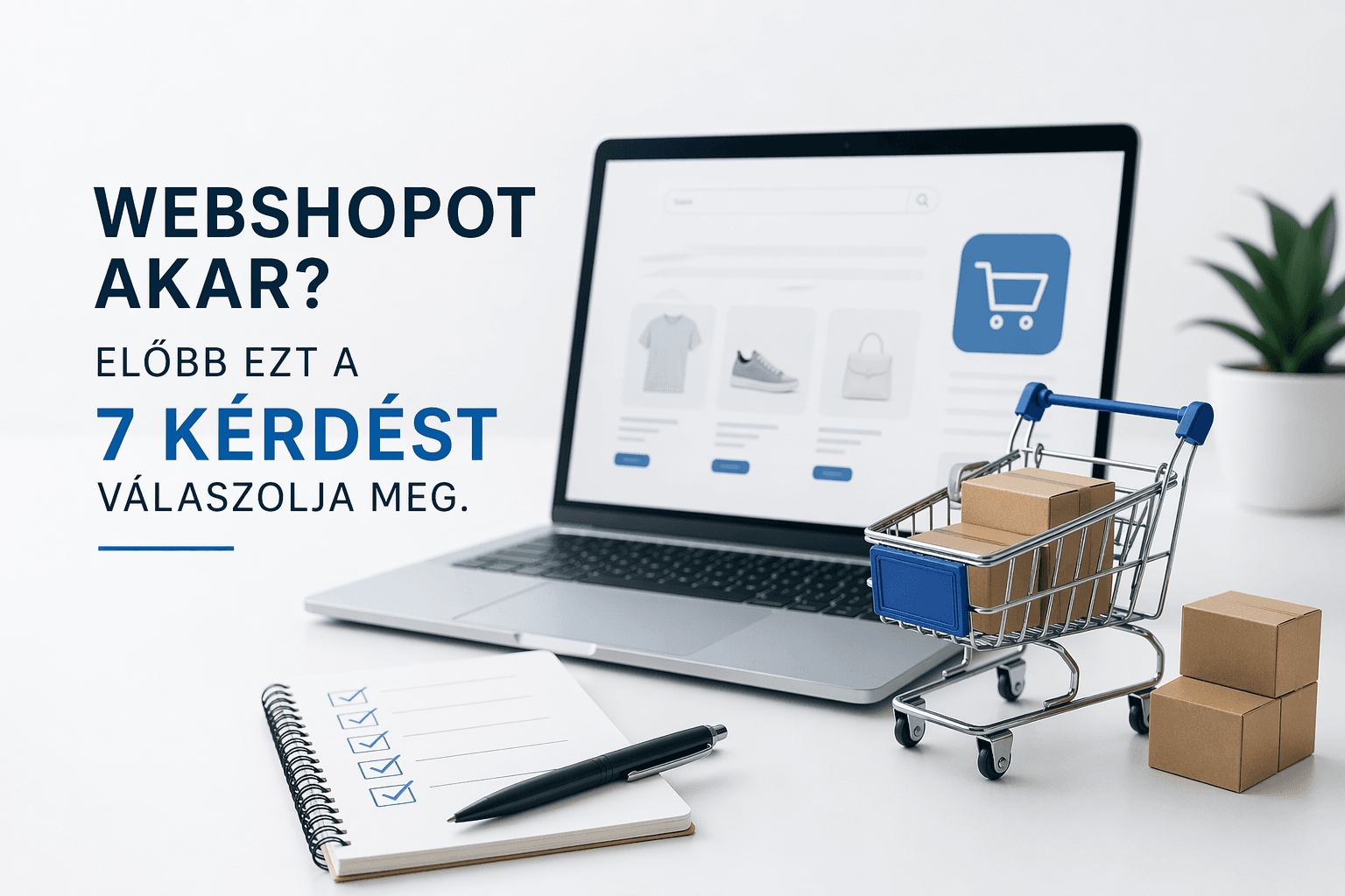 Webshopot akar? Előbb ezt a 7 kérdést válaszolja meg.