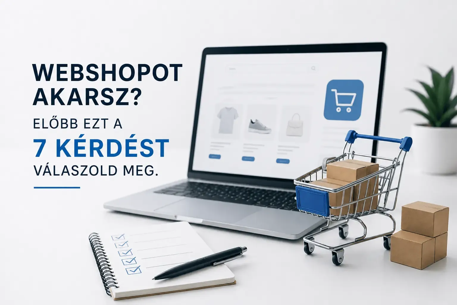 Webshopot szeretnél? Előbb ezt a 7 kérdést válaszold meg.