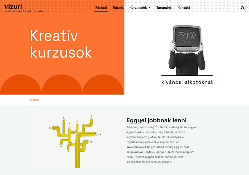 Vizuri Kft. weboldala